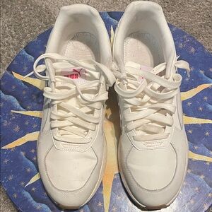 Puma White Athletic Shoes